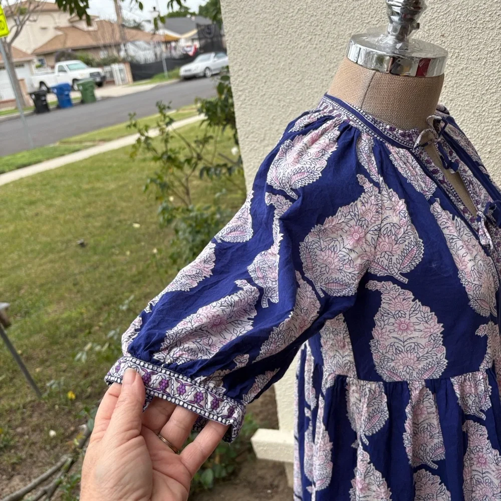 Matta NY beautiful Katia Dal tiered midi dress with great pockets - Picture 7 of 16